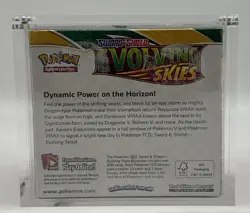 Pokemon TCG Sword & Shield Evolving Skies Booster Box Sealed w/ Acrylic Case - Image 3