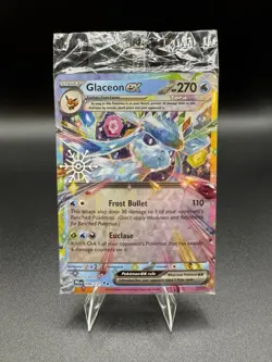 Sealed Pokemon TCG: Glaceon ex 026/131 Holiday Calendar Snowflake Stamp - Image 1