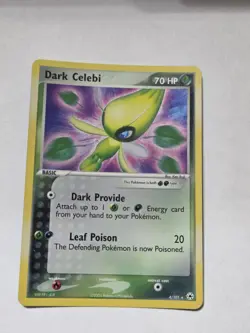 Dark Celebi 4/101 Holo Rare EX Hidden Legends Pokemon Pokemon - Image 1