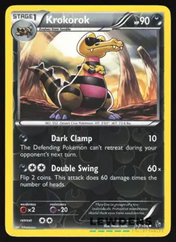 Krokorok - 57/106 - Uncommon Reverse Holo - Flashfire - Pokemon Card - Image 1