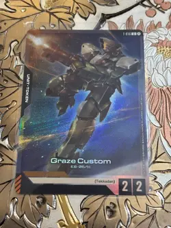 Gundam Card Game Graze Custom Common Steel Requiem T-016 Alt Art - Image 1