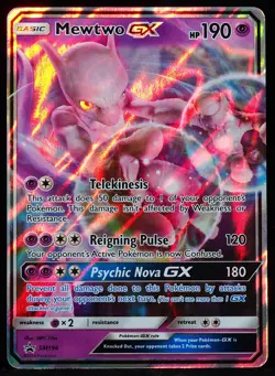 Mewtwo GX #SM196 Promo NM Pokemon Card - Image 1