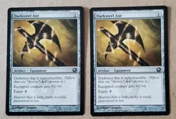 Darksteel Axe x2 - NM/LP - Scars of Mirrodin MTG - Image 1