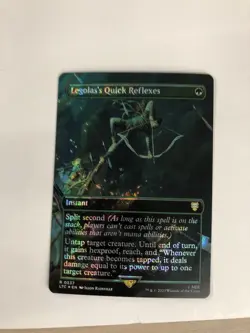 Legolas's Quick Reflexes (Borderless) (Surge Foil) Commander: the Lord of the... - Image 1