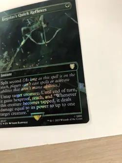 Legolas's Quick Reflexes (Borderless) (Surge Foil) Commander: the Lord of the... - Image 2