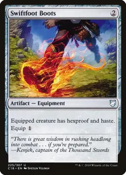 Swiftfoot Boots - Commander 2018 - Magic The Gathering - MTG - Image 1