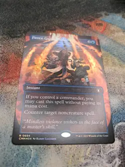 Pack to Sleeve -Fierce Guardianship (Borderless) Commander Masters Foil - Image 1