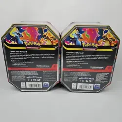 Pokemon Mega Charizard -Set of 2- Tins Mega Charizard Y X EX Factory Sealed - Image 5