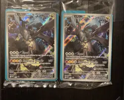 N's Zekrom #31 Black Star Promo Ascended Hero's ETB Pokemon Center Stamped x2 - Image 1