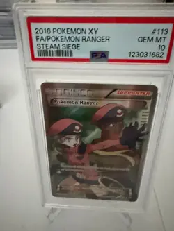 POKEMON 2016 XY FA/POKEMON RANGER STEAM SIEGE #113 PSA 10 - Image 1
