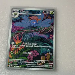 Pokemon Gloom 198/197 SV03: Obsidian Flames Illustration Rare Holo - Image 1