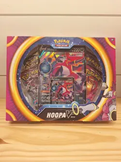 Pokemon TCG Hoopa V Collection Box Evolving Skies Fusion Strike - Image 1