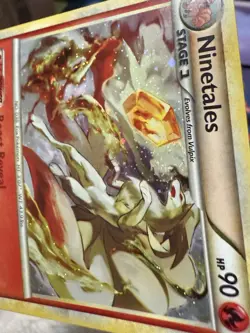 Ninetales 7/123 Holo Rare Heartgold & Soulsilver 2010 - Pokemon Card TCG LP/NM - Image 2