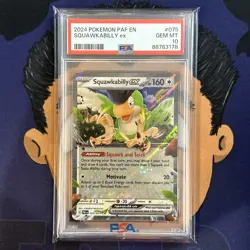💎PSA 10 GEM MINT 2024 Pokemon Paldean Fates SQUAWKABILLY EX #075 Holo - Image 2