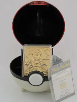 Pokemon - Mewtwo Nintendo 23k Gold Plated Burger King Trading Card - Image 2
