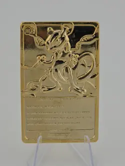 Pokemon - Mewtwo Nintendo 23k Gold Plated Burger King Trading Card - Image 4