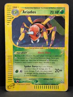Ariados H03/H32 Aquapolis Holo Ultra Rare Pokemon TCG Nintendo HP - Image 1