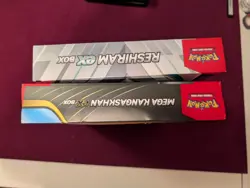 Pokemon TCG Reshiram Ex Box & Mega Kangaskhan Ex Box Sealed - Image 3