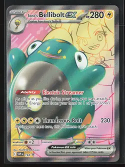 Iono's Bellibolt ex 194 SV: Scarlet & Violet Black Star Promo Pokemon TCG NM - Image 1
