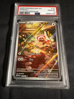 Pokemon - MEG - Stufful - 154/132 - Illustration Rare - PSA 10 (Guard Included) - Image 4