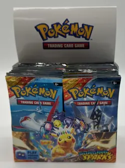 Lot of (36) Pokemon TCG Surging Sparks Booster Packs SEALED w/Booster Box - Image 1