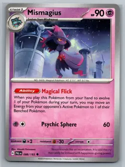 Mismagius 88/193 Paldea Evolved Uncommon Pokemon TCG 2023 - Image 1