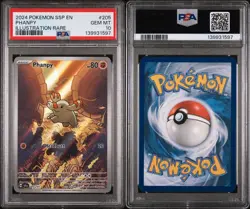 PSA 10 Phanpy Illustration Rare 205/191 Surging Sparks Pokemon TCG - Image 3
