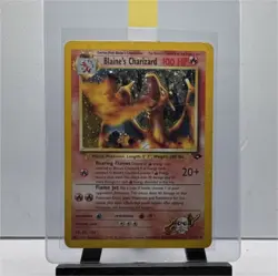 Pokemon Blaine's Charizard Holo Rare Gym Challenge 2/132 100 HP Ken Sugimori - Image 1