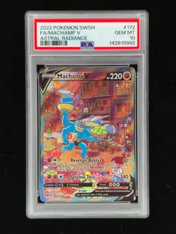 Machamp V 172 Pokemon Astral Radiance 2022 PSA 10 🔥🔥🔥 - Image 1