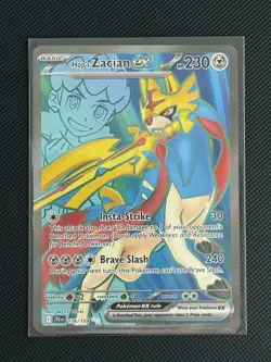 Pokemon: Hop's Zacian ex - 176/159 - SV09: Journey Together (JTG)Holo Ultra Rare - Image 1
