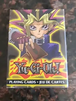 Vtg Yu-Gi-Oh! Poker Deck SEALED Officially Licensed Poker Deck Cards Rare! - Image 1
