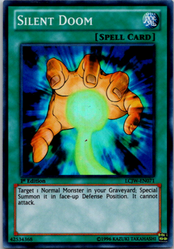 Silent Doom - LCJW-EN071 - LP - Super Rare - 1st ed - Yugioh - Image 1