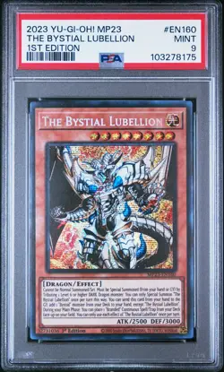 Yu-Gi-Oh! - The Bystial Lubellion 2023 MP23-EN160 1st Edition PSA 9 - Image 1