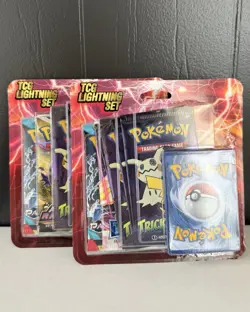 *NEW* Pokemon TCG Lighting Set + 1 BONUS V CARD PROMO (LOT OF 2) - Image 1