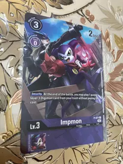 Digimon Card Game Single Impmon P-071 Tournament Pack Vol.10 Alt Art Promo - Image 1