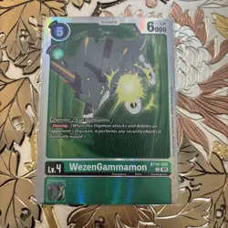 Digimon Card Game WezenGammamon BT10-050 BT15 Promo Alt Art Sealed - Image 1