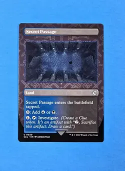 1x Secret Passage Ravnica Clue Edition 2024 Mtg Magic Card Land 20 Borderless - Image 1