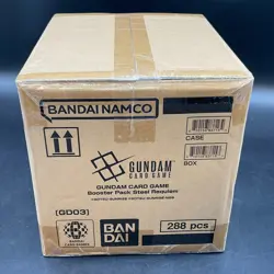 Gundam Card Game GD03 Steel Requiem Booster Box Case SEALED NEW Bandai - Image 3
