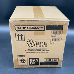 Gundam Card Game GD03 Steel Requiem Booster Box Case SEALED NEW Bandai - Image 4