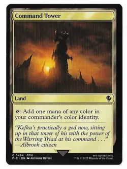 MTG Command Tower Final Fantasy Commander (FIC) Common Magic Card #0484 Unplayed - Image 1