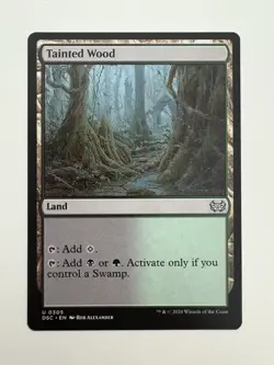 Tainted Wood MTG Magic the Gathering Card NM Near Mint DSC - Image 1