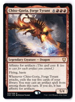 Chiss-Goria Forge Tyrant NM* Commander Phyrexia All Will Be One 025 -UnltdCards - Image 1