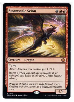 MTG Stormscale Scion - Tarkir: Dragonstorm (TDM) Regular Magic Near Mint - Image 1