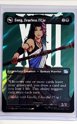 MTG Magic The Gathering Final Fantasy Borderless Surge Foil Fang Fearless I'Cie - Image 1