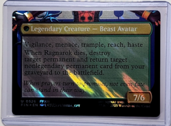 MTG Magic The Gathering Final Fantasy Borderless Surge Foil Fang Fearless I'Cie - Image 2