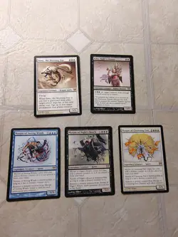 MTG Collection – Legendary Creature Lot Of 5 Champions of Kamigawa - Image 1