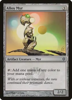 ALLOY MYR X 4 E/X+ NEW PHYREXIA MAGIC THE GATHERING - Image 1