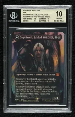 Sephiroth Fabled SOLDIER Sephiroth One-Winged Angel Magic Final Fantasy BGS 10 - Image 1