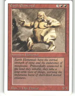 Earth Elemental - Unlimited Edition - MTG - Uncommon - # - NM - Image 1