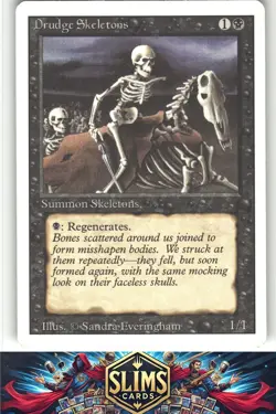 Drudge Skeletons - Unlimited Edition - MTG - Common - # - NM - Image 1